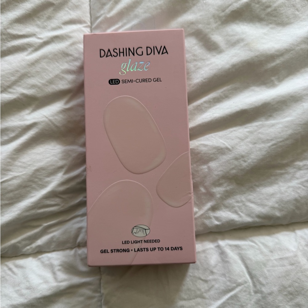 Dashing Diva Glaze LED Semi-Cured Gel - Pink